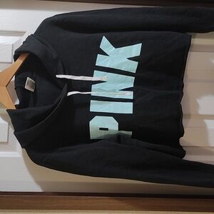 VS Pink cropped hoodie